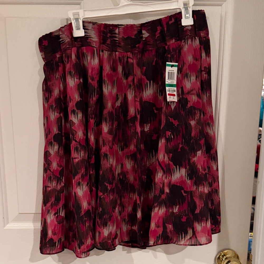 Alfani  Pink and Black Women's Skirt